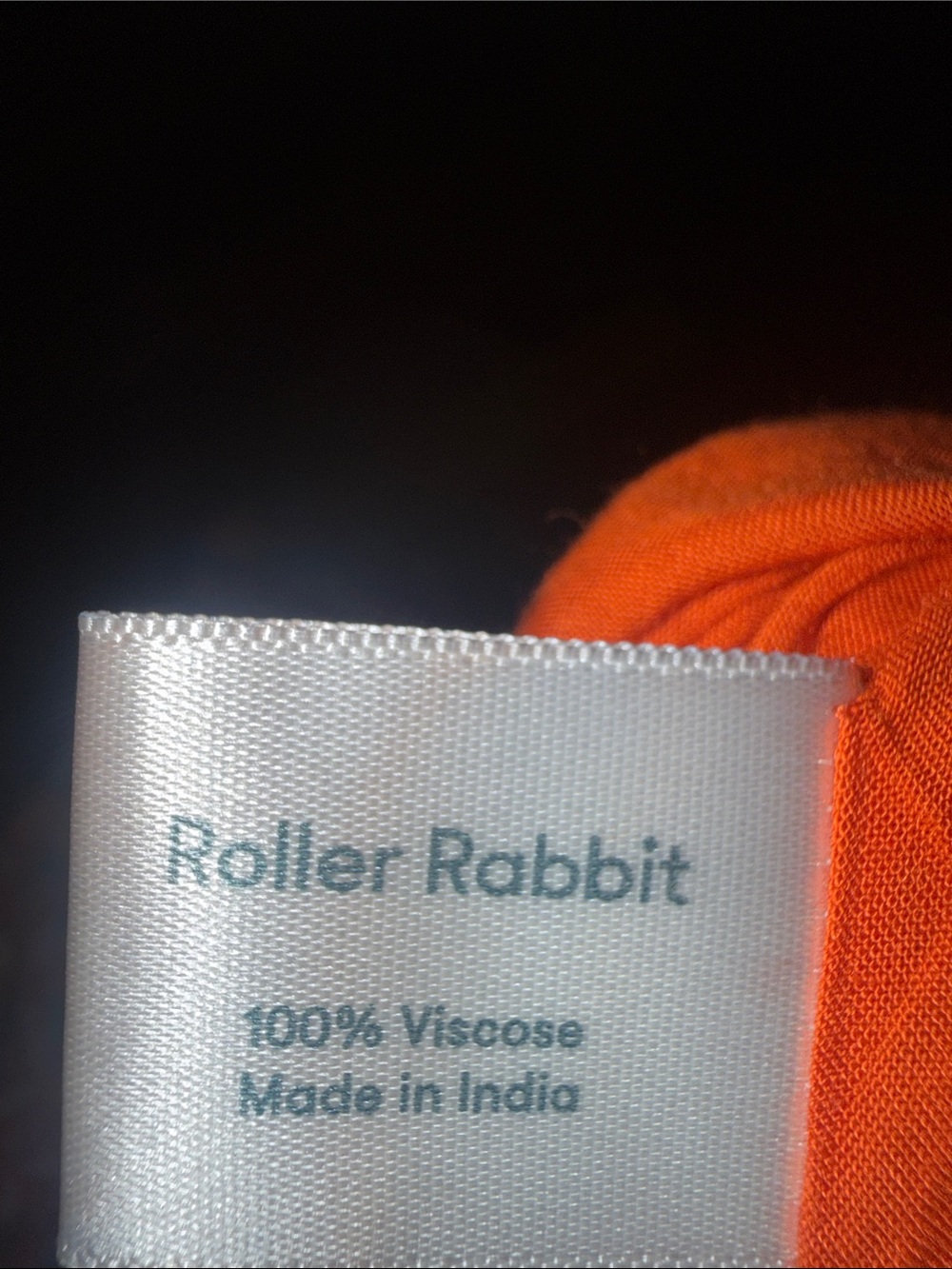 Roller Rabbit Orange Floral V‑Neck Ruffle Dress - Picture 5 of 6